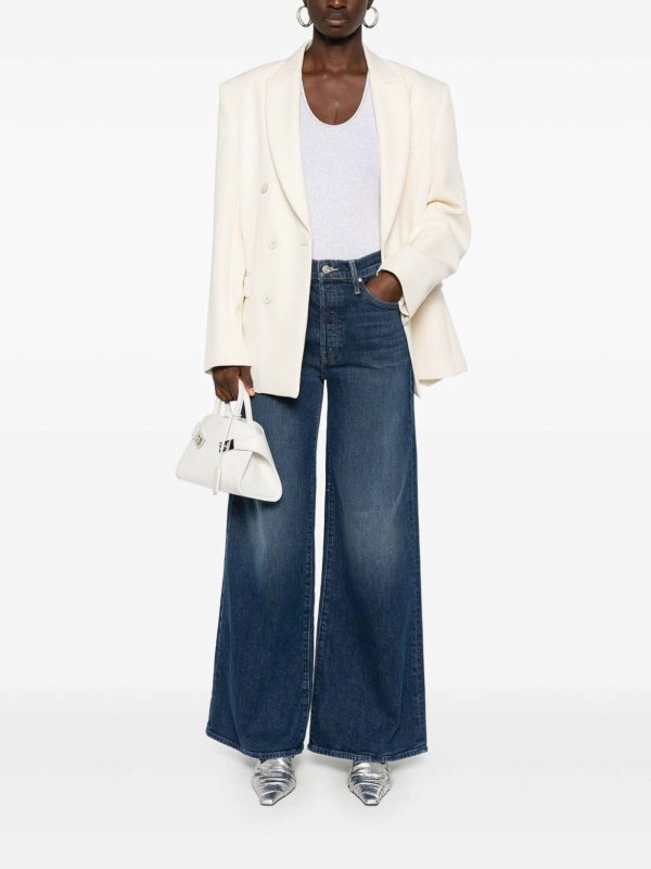 The Best Shops MOTHER: ストレートジーンズ - ストレートジーンズ - 白