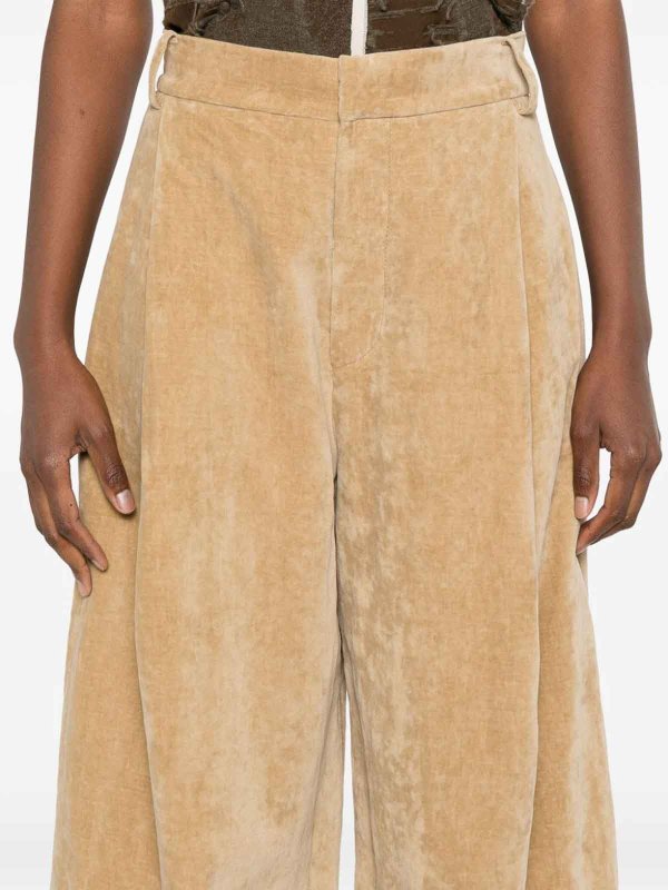 UMA WANG: casual trousers online - Pudding Pants