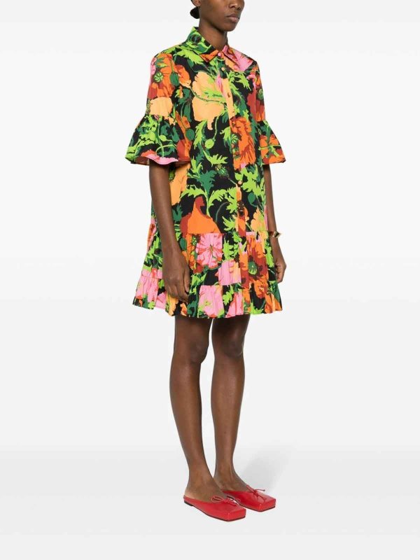 膝丈ドレス - 白 shop online: LA DOUBLEJ