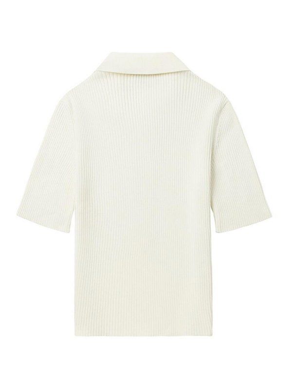 The Best Shops A.P.C.: Strickpullover mit Rundhalsausschnitt - Rundhalspullover - Weiß