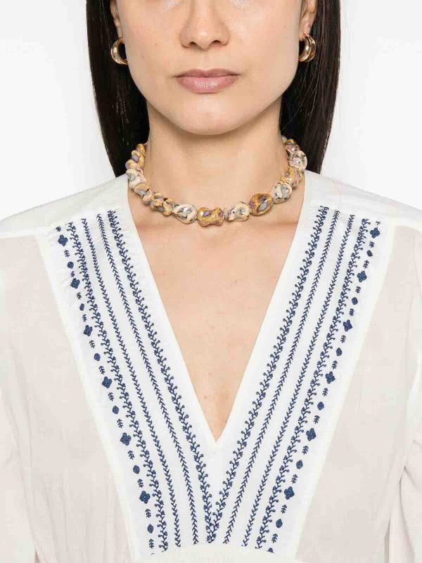 A.P.C.: Robe longueur genou online - Robe Au Genou - Blanc