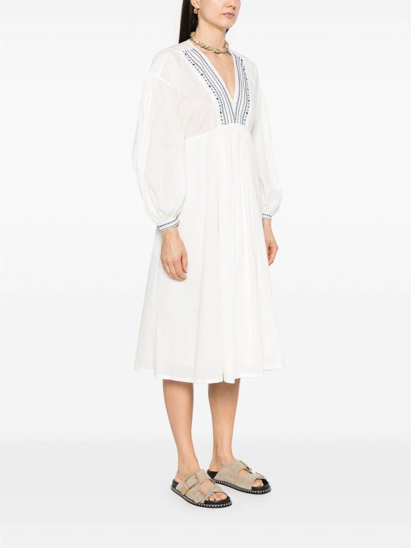 Robe Au Genou - Blanc shop online: A.P.C.