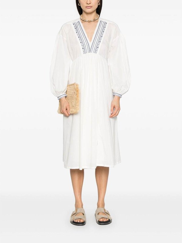 A.P.C. buy online Robe Au Genou - Blanc