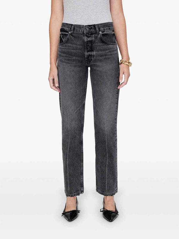 ANINE BING: Jeans évasés online - Jean Bootcut - Gris