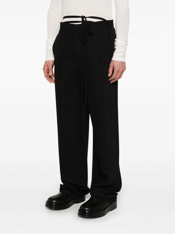 The Best Shops ANN DEMEULEMEESTER: Casual Hosen - Casual Hose - Schwarz