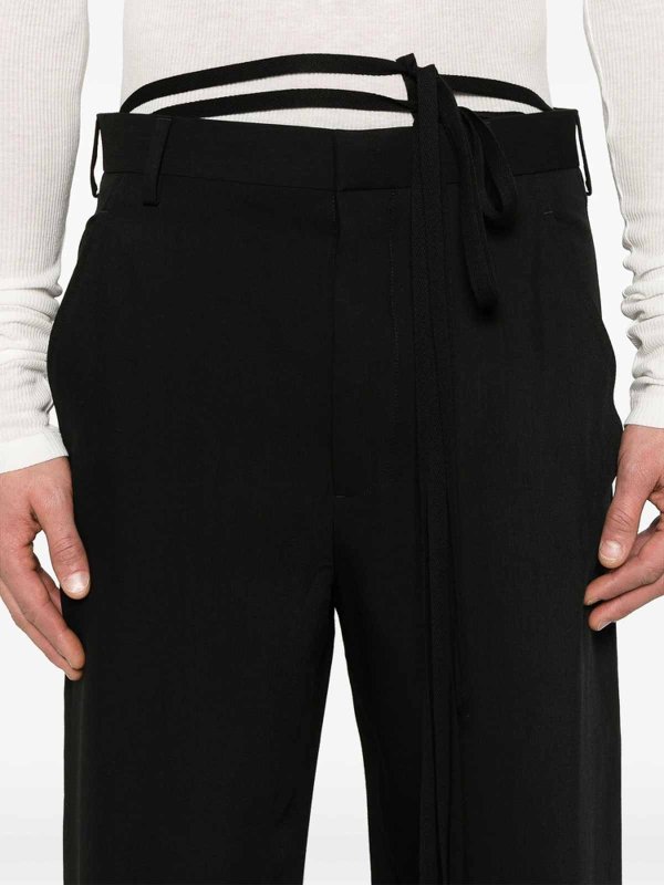 Casual Hose - Schwarz shop online: ANN DEMEULEMEESTER