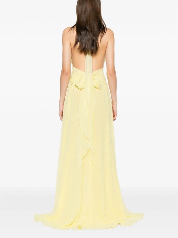 BLUMARINE buy online Knielanges Kleid - Gelb