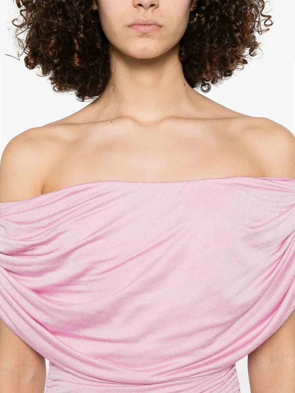 BLUMARINE: ニーレングスドレス online - 膝丈ドレス - ヌードカラー