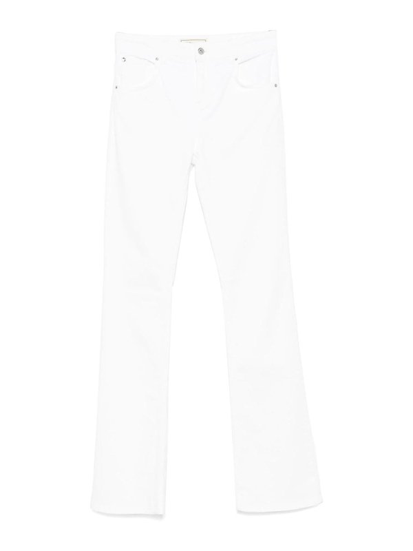 BLUMARINE: Bootcut - Bootcut Jeans - Weiß