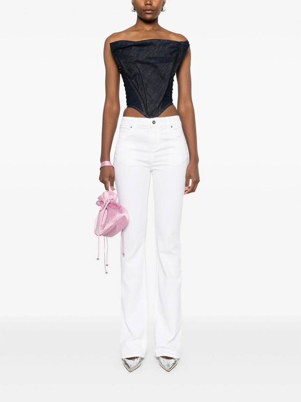 Bootcut Jeans - Weiß shop online: BLUMARINE