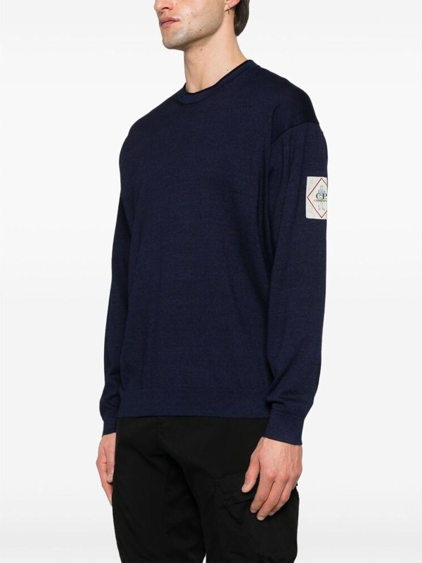 The Best Shops C.P. COMPANY: クルーネック - クルーネック - ブルー