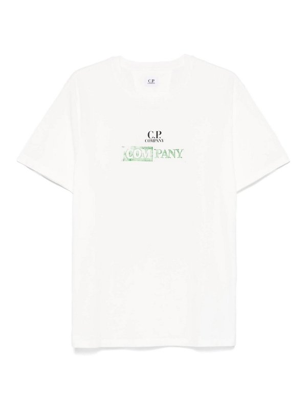 C.P. COMPANY: Camisetas - Camiseta - Blanco