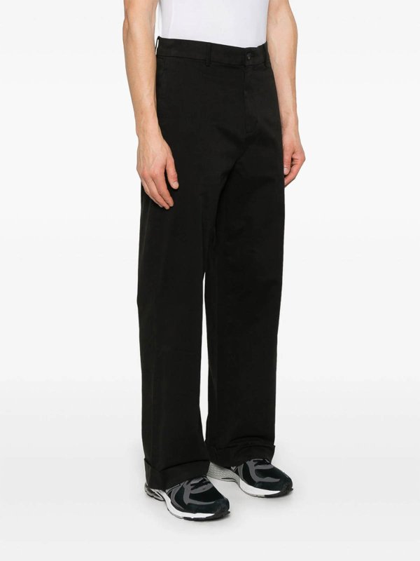 The Best Shops CALVIN KLEIN: カジュアルトラウザー - カジュアルパンツ - 黒