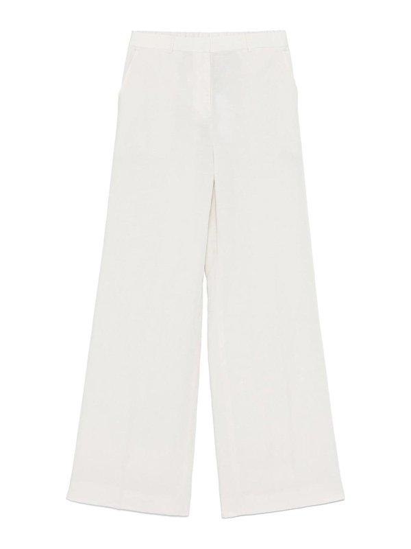 CALVIN KLEIN: Pantalons casual - Pantalons Décontractés - Blanc