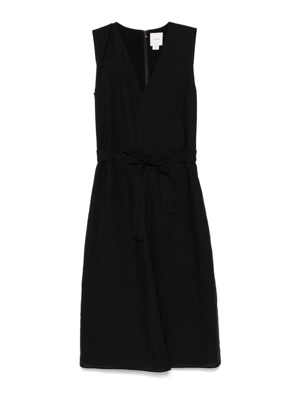 CALVIN KLEIN: Robe longueur genou - Robe Au Genou - Noir