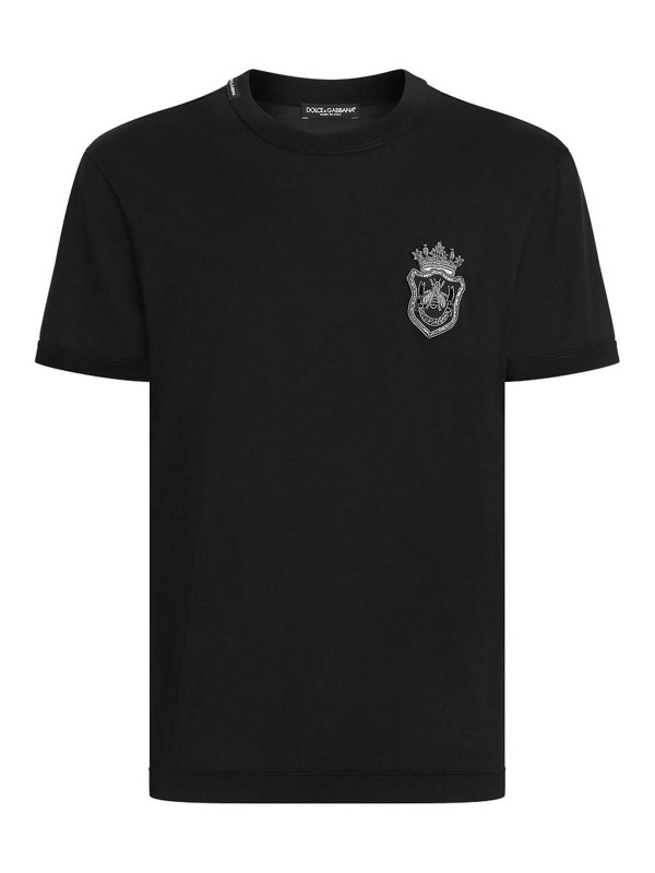 DOLCE & GABBANA: Camisetas - Camiseta - Negro