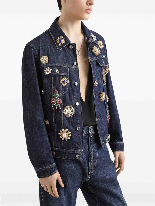 カジュアルジャケット - ブルー shop online: DOLCE & GABBANA