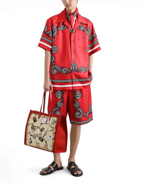 DOLCE & GABBANA: pantaloni shorts online - Jeand in denim