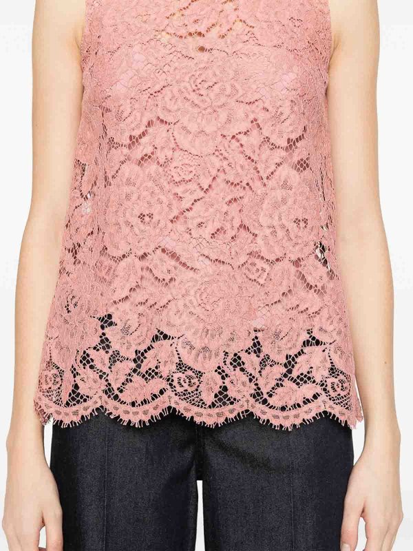 DOLCE & GABBANA: Tops y camisetas sin mangas online - Top - Color Carne Y Neutral