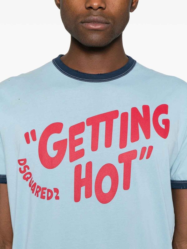 DSQUARED2: Camisetas online - Camiseta - Azul