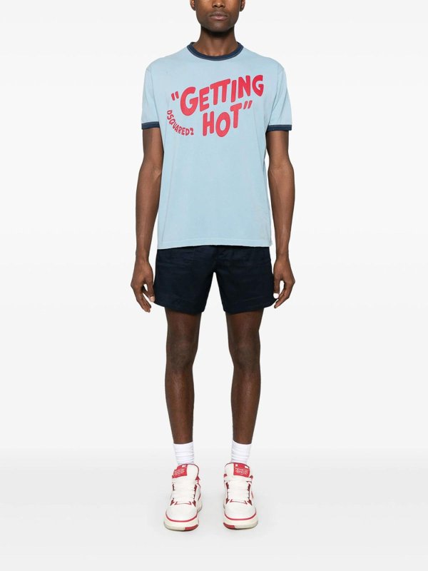 Camiseta - Azul shop online: DSQUARED2