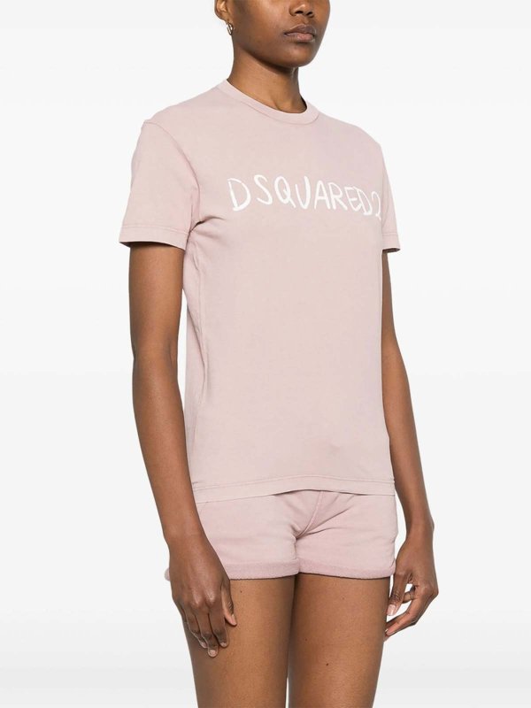 DSQUARED2: Camisetas online - Camiseta - Color Carne Y Neutral