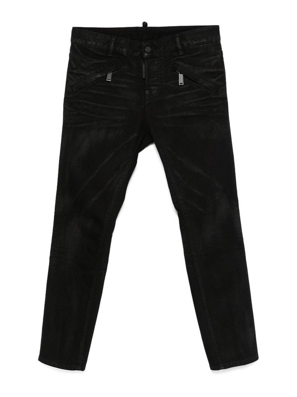DSQUARED2: Jeans boot-cut - Jeans Boot-Cut - Negro