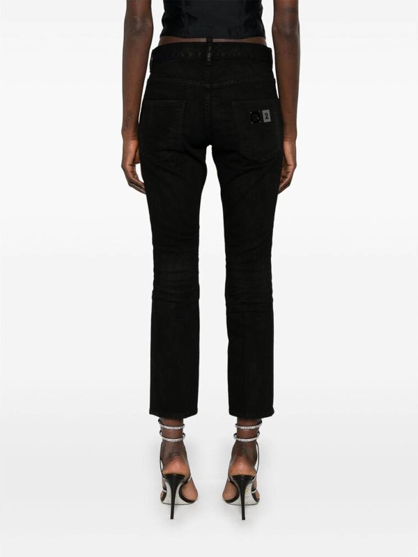 The Best Shops DSQUARED2: Jeans boot-cut - Jeans Boot-Cut - Negro