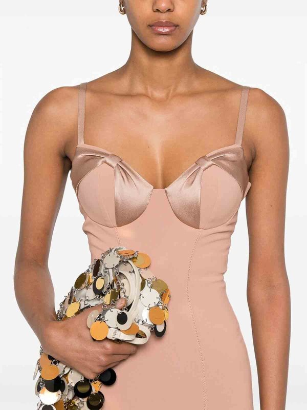 膝丈ドレス - ピンク shop online: ELISABETTA FRANCHI