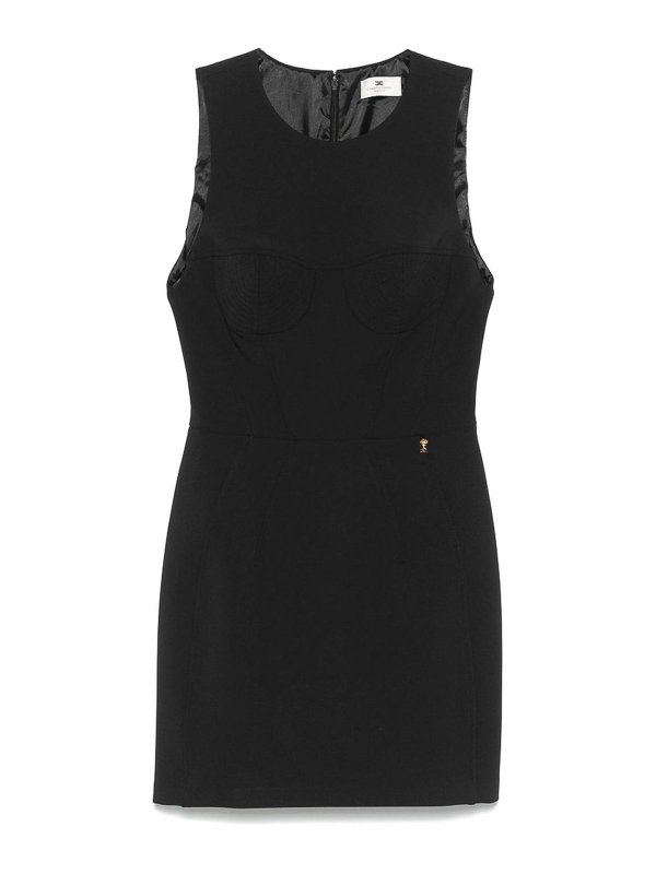 ELISABETTA FRANCHI: Vestidos media pierna - Vestido Midi - Negro