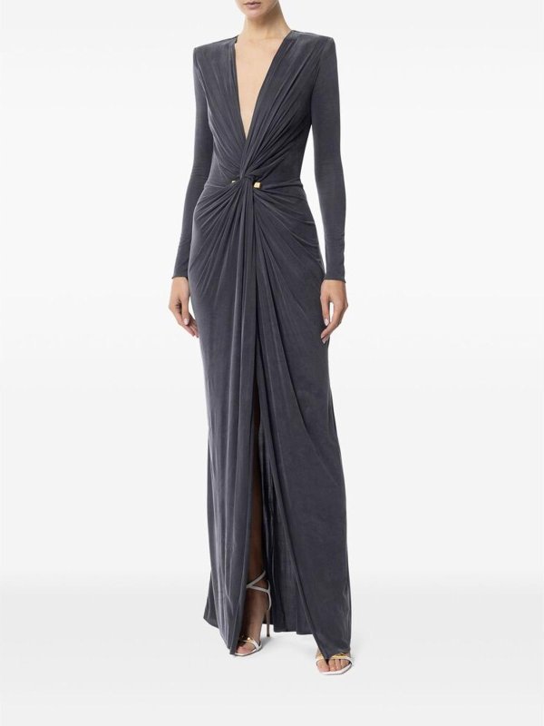 The Best Shops ELISABETTA FRANCHI: ニーレングスドレス - 膝丈ドレス - グレー