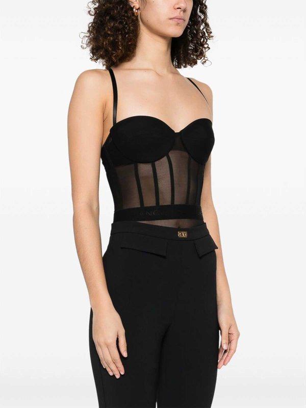 The Best Shops ELISABETTA FRANCHI: トップス＆タンクトップ - トップ/タンクトップ - 黒