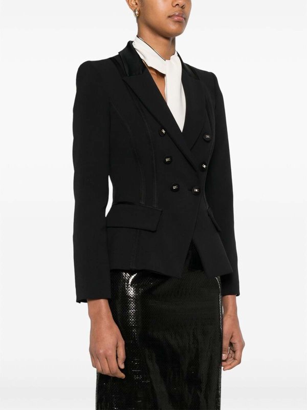 ELISABETTA FRANCHI: Vestes casuals online - Veste Casual - Noir