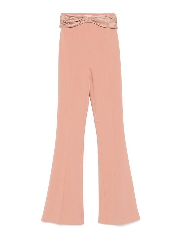 ELISABETTA FRANCHI: カジュアルトラウザー - フレアジーンズ - ピンク