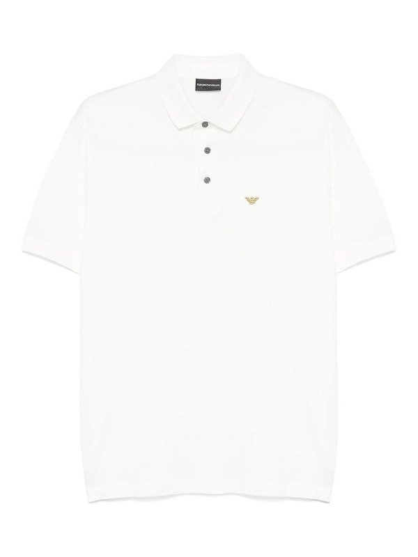 EMPORIO ARMANI: Pull col rond - Pull Col Rond - Blanc