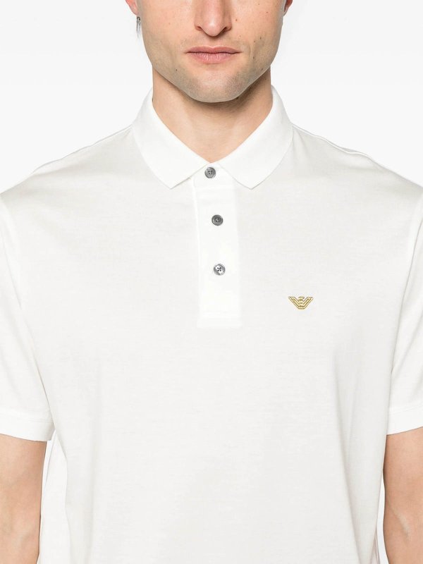 The Best Shops EMPORIO ARMANI: Pull col rond - Pull Col Rond - Blanc