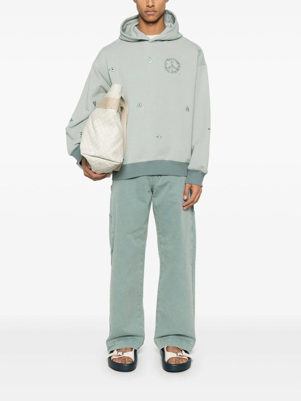 スウェットシャツ/セーター - グレー shop online: EMPORIO ARMANI