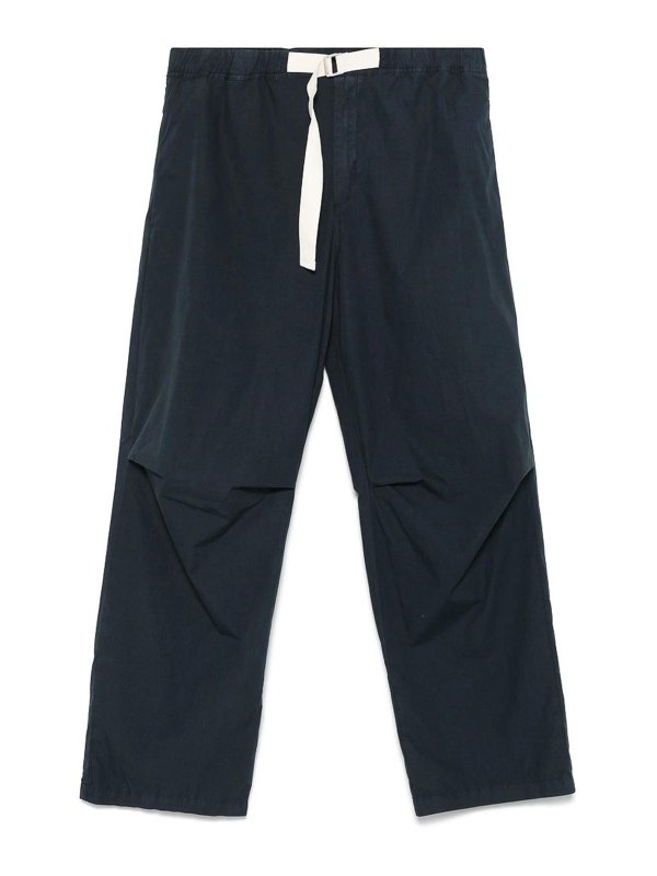 EMPORIO ARMANI: カジュアルトラウザー - カジュアルパンツ - ブルー