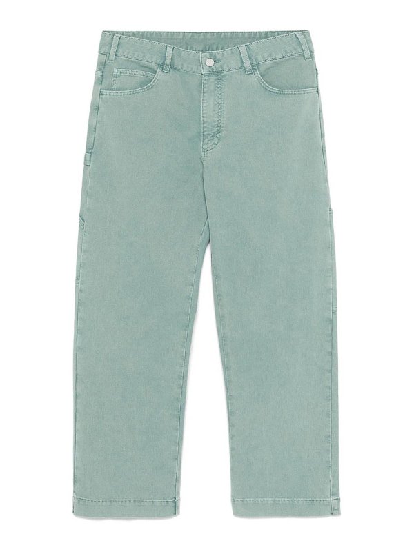 EMPORIO ARMANI: ブーツカットジーンズ - ブーツカットジーンズ - 緑