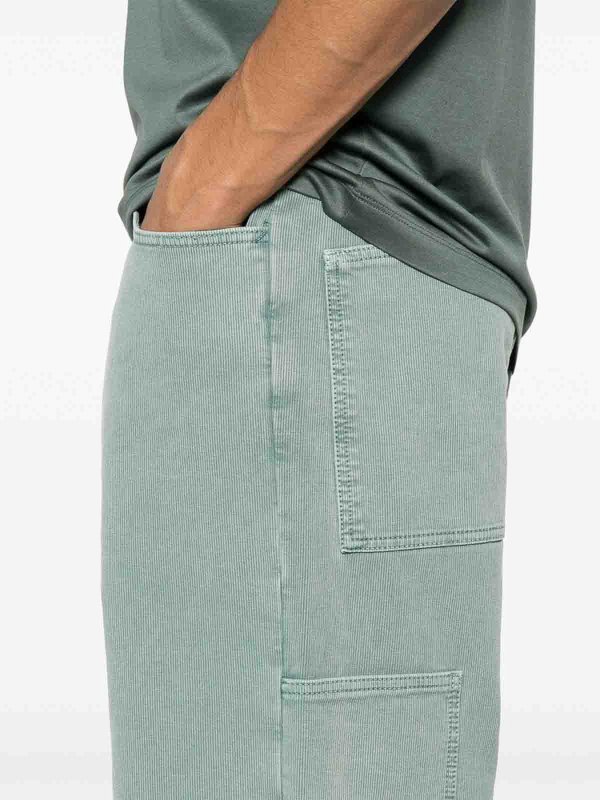 ブーツカットジーンズ - 緑 shop online: EMPORIO ARMANI