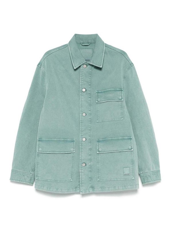 EMPORIO ARMANI: カジュアルジャケット - カジュアルジャケット - ブルー