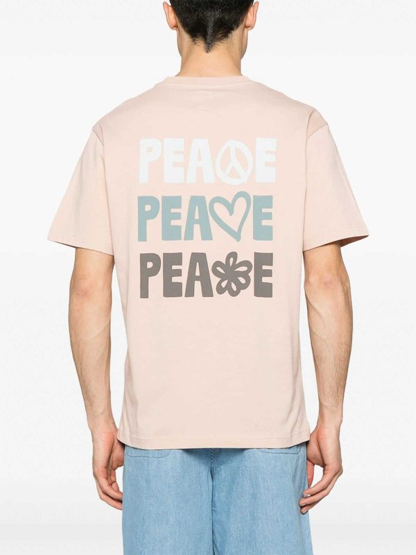 EMPORIO ARMANI: Tシャツ online - Tシャツ - ヌードカラー