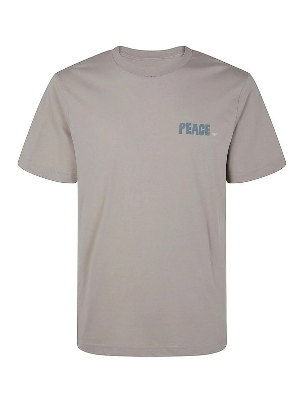 EMPORIO ARMANI: T-shirts - T-Shirt - Gris