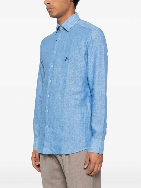 ETRO: Camisas online - Camisa - Azul