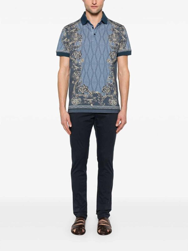 Rundhalspullover - Dunkelblau shop online: ETRO