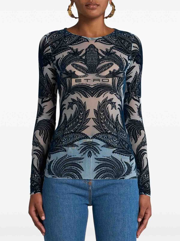 ETRO: Tops y camisetas sin mangas online - Top - Negro