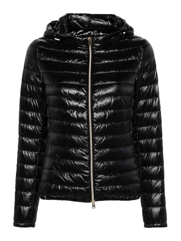HERNO: Abrigos acolchados - Abrigo Alcochado - Negro