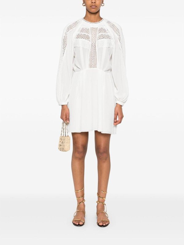 Knielanges Kleid - Weiß shop online: Iro