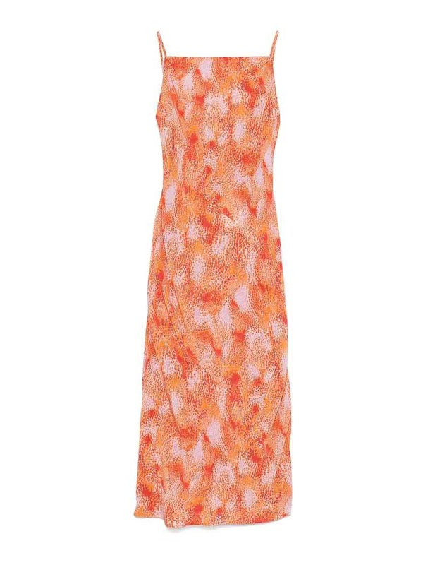 Iro: Robe longueur genou - Robe Au Genou - Orange