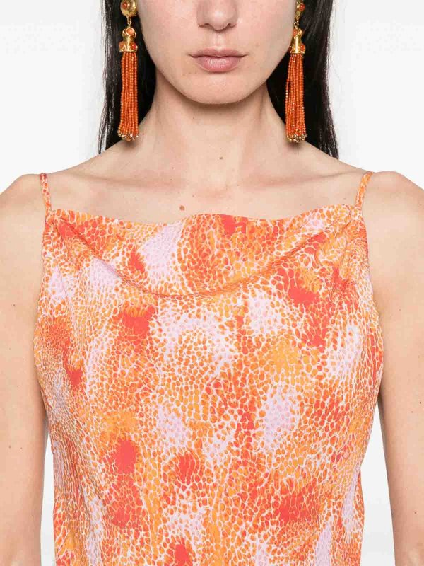 Iro: Robe longueur genou online - Robe Au Genou - Orange